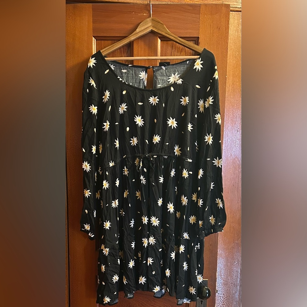 Torrid Black Floral Top
